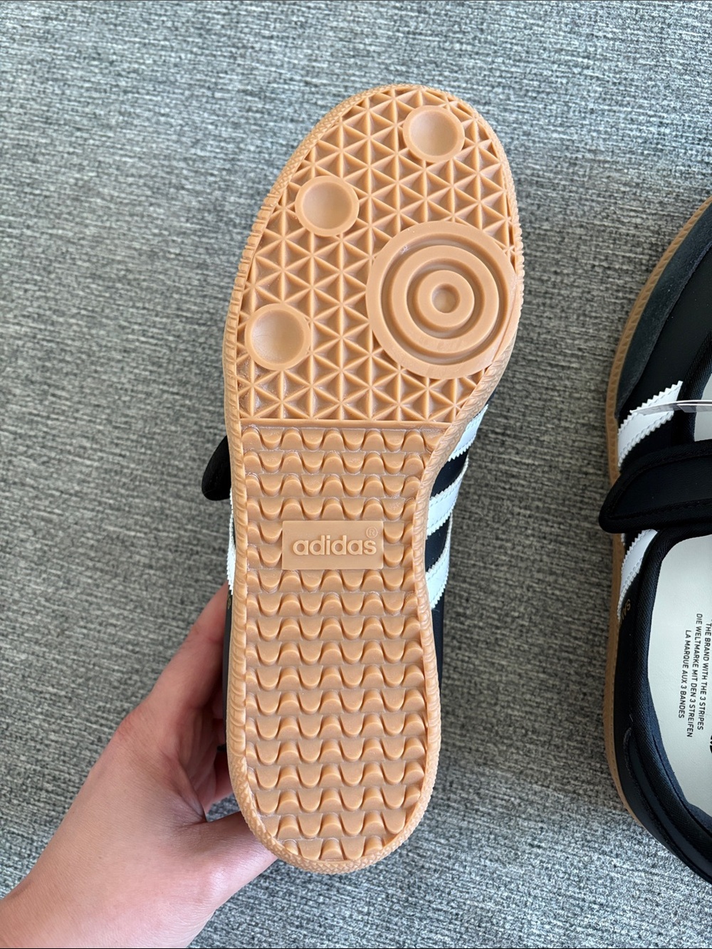 adidas Black, White & Gum Mary Jane Strap adidas Originals Samba Jane - Picture 8 of 8
